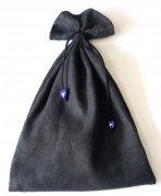 208995 Aszak suede 28x18 cm donkerblauw 800